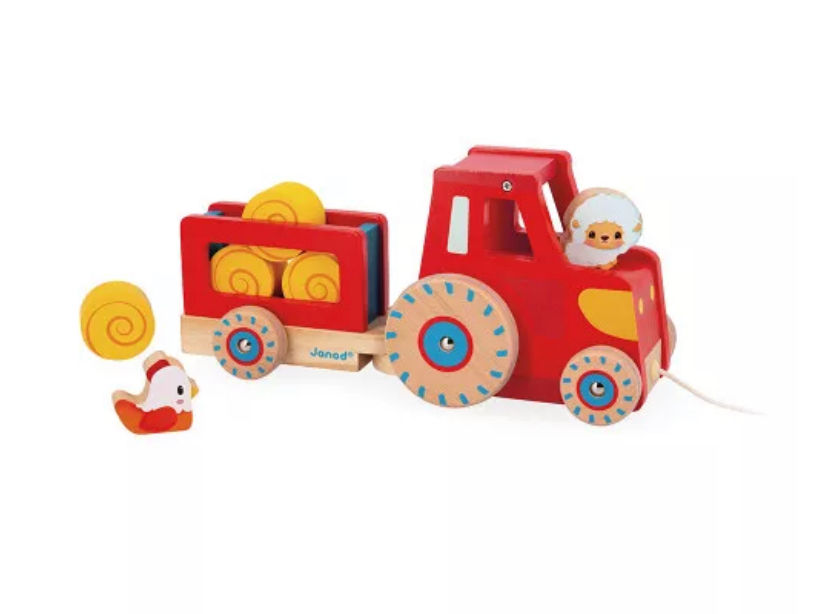 Pull Along Tractor - Janod