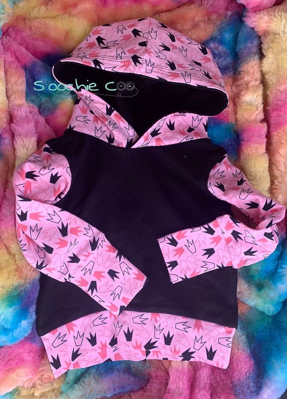 3-12m Skoochie Coo Grow Hoodie