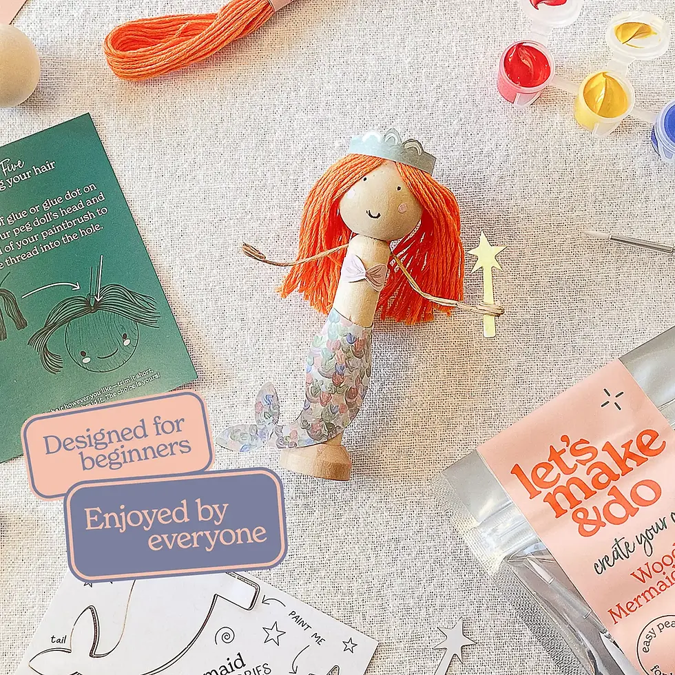 Thumbnail: Create Your Own Peg Doll Kit - Let’s Make & Do