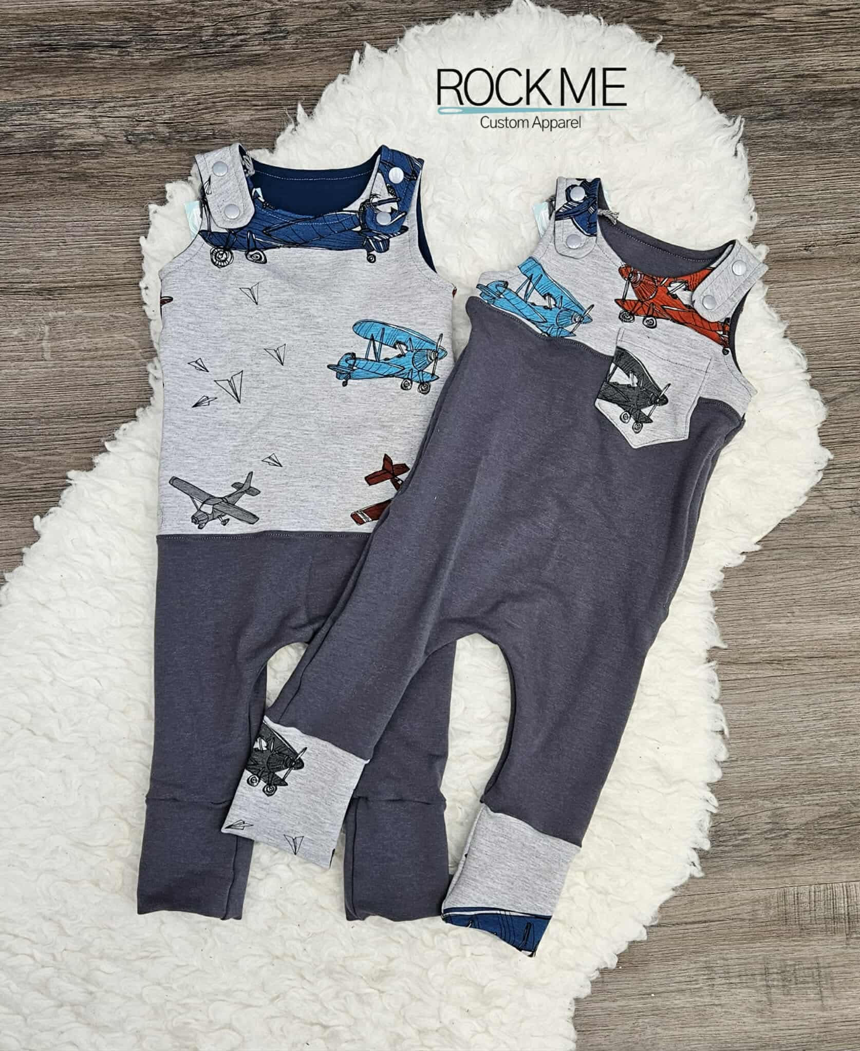 3m-12m Grow Romper - Rock Me Sewing