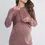 Thumbnail: Maternity & Nursing Light Weight Knit Hoodie - Hello Miz