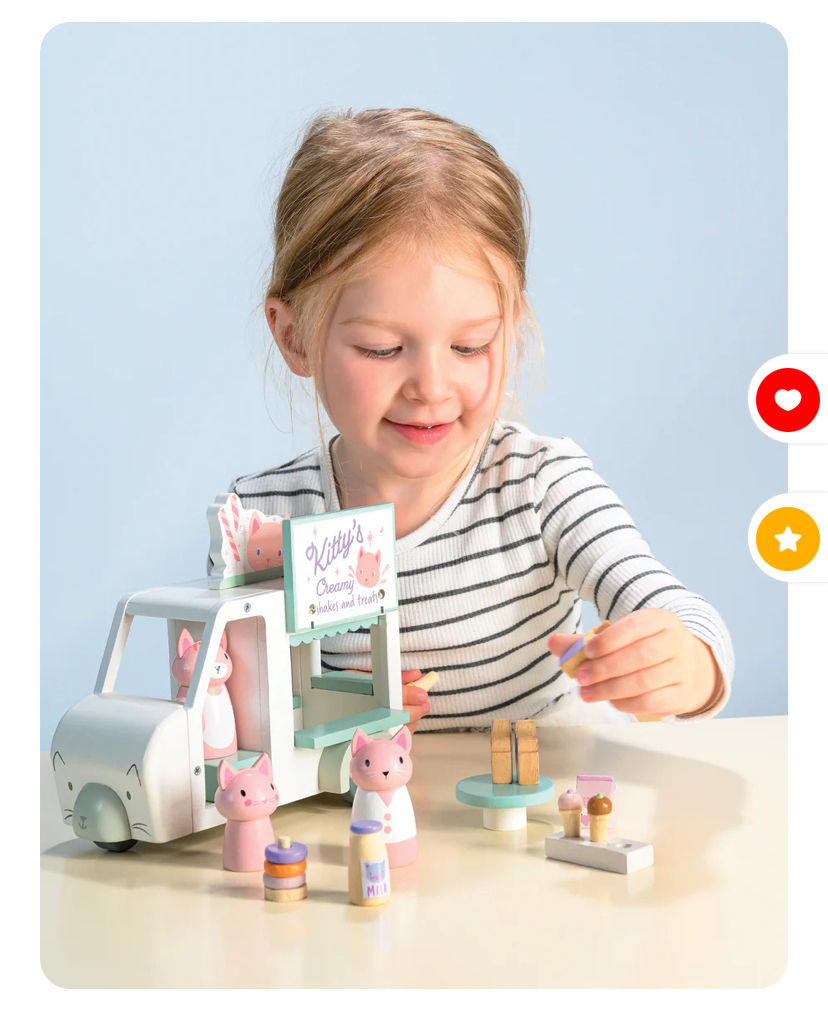 Thumbnail: Kitty’s Milkshake Van - Tender Leaf Toys