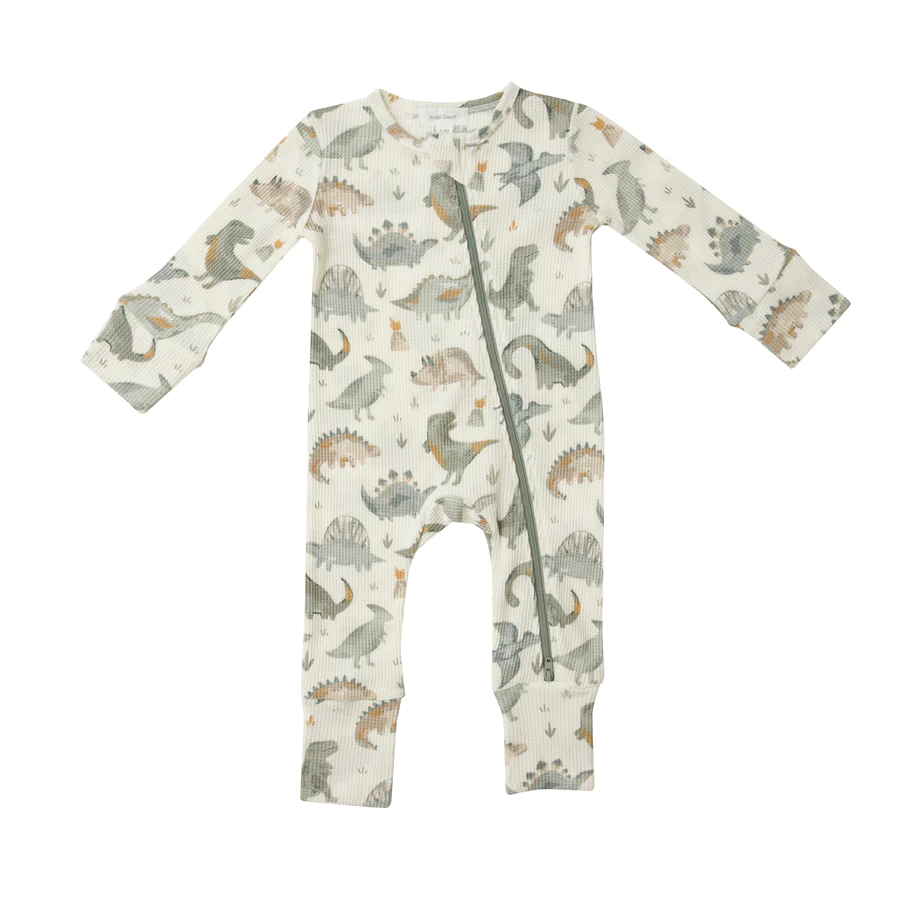 12-24m Angel Dear Zipper Thermal Sleeper - Dino