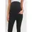 Thumbnail: Black Belly Band Maternity Denim Jeans - Hello Miz