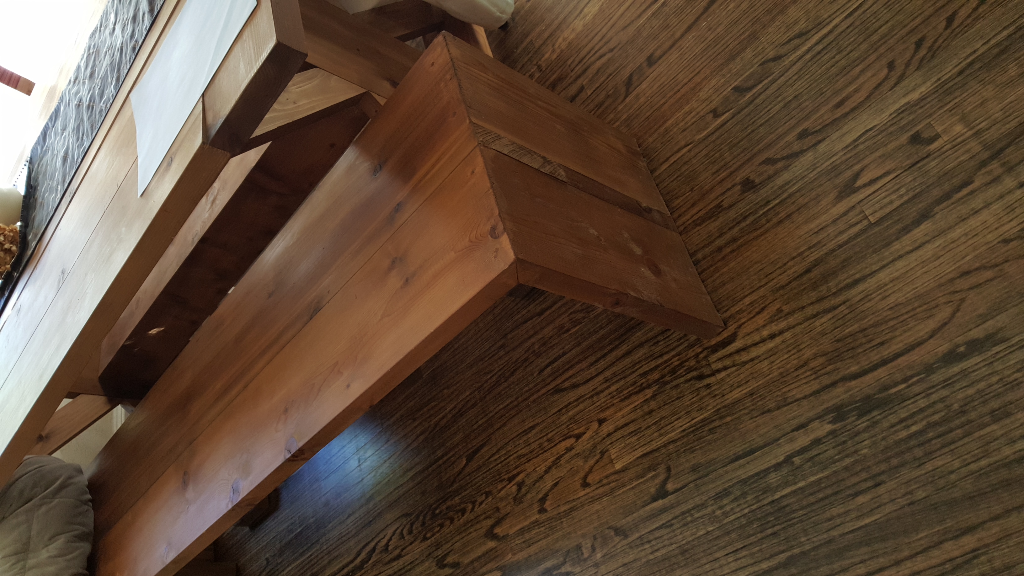 Cedar bench
