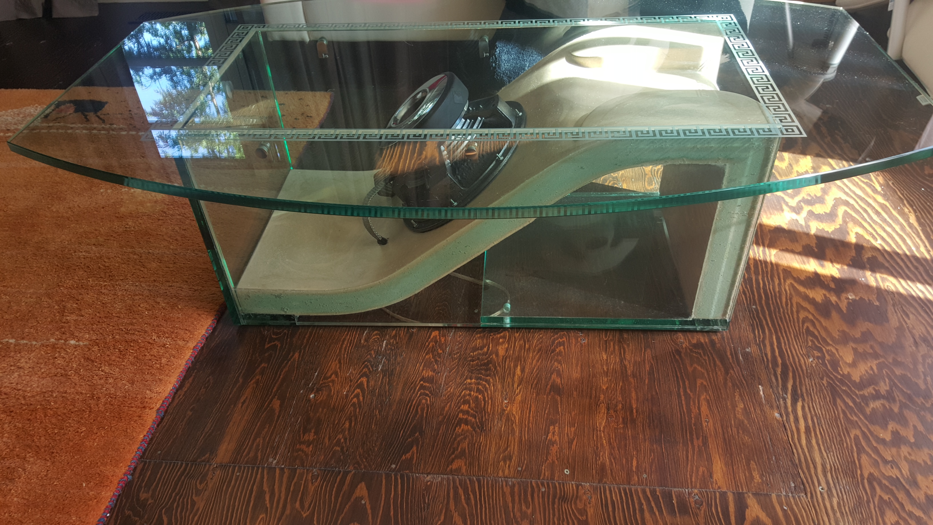 Subwoofer coffee table
