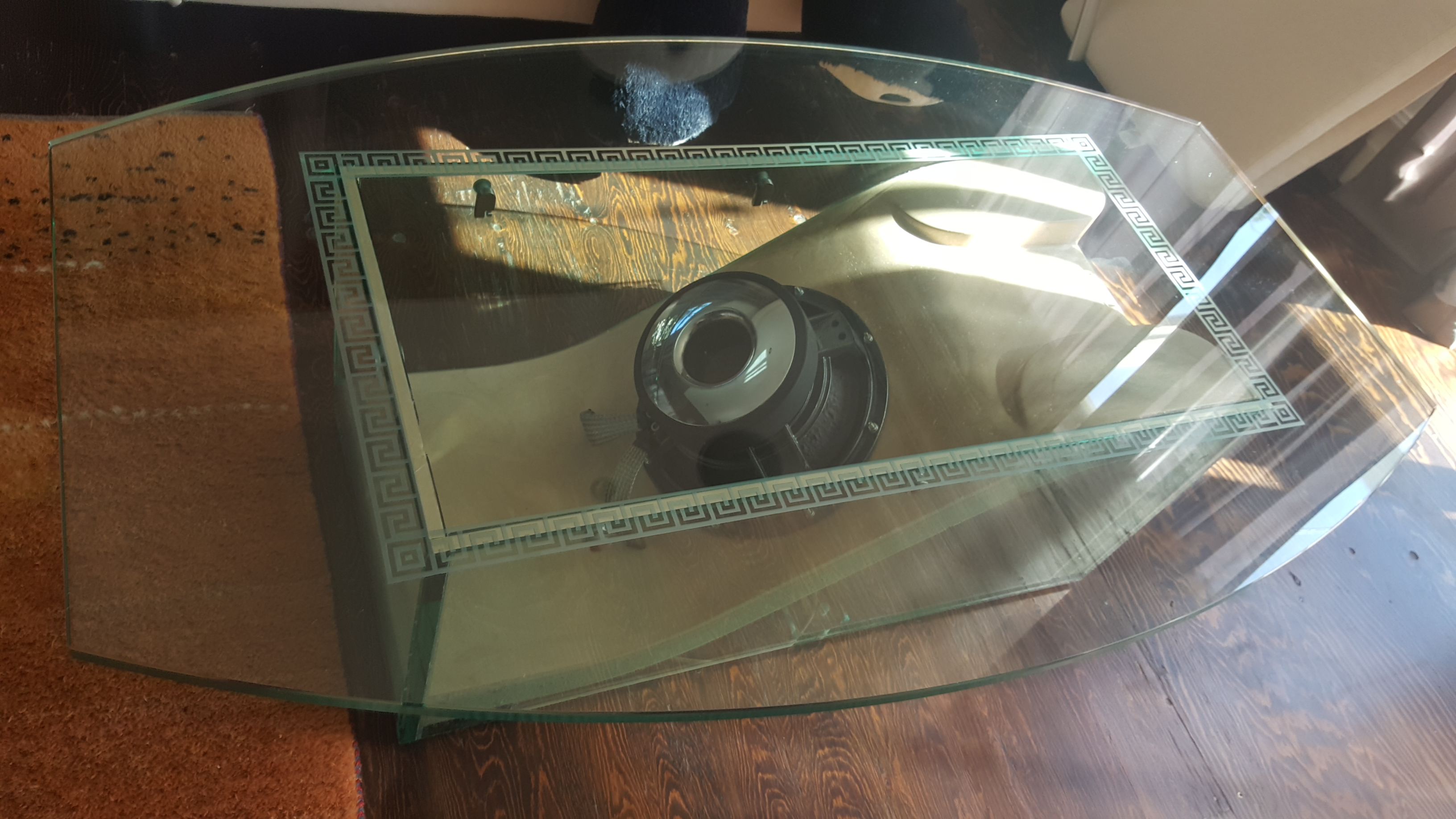 Speaker coffee table