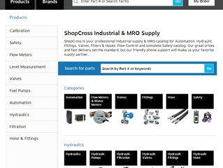 e-Commerce site: Cross