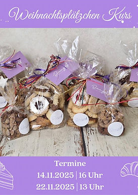 Liebevoll verpackte Weihnachtsplätzchen mit festlicher Dekoration – handgemacht von Danys Genuss Manufaktur. Perfekt