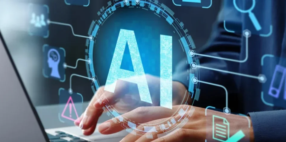 Business leaders creating a 12 to 24 month AI roadmap linking strategy, governance, transformation and business value