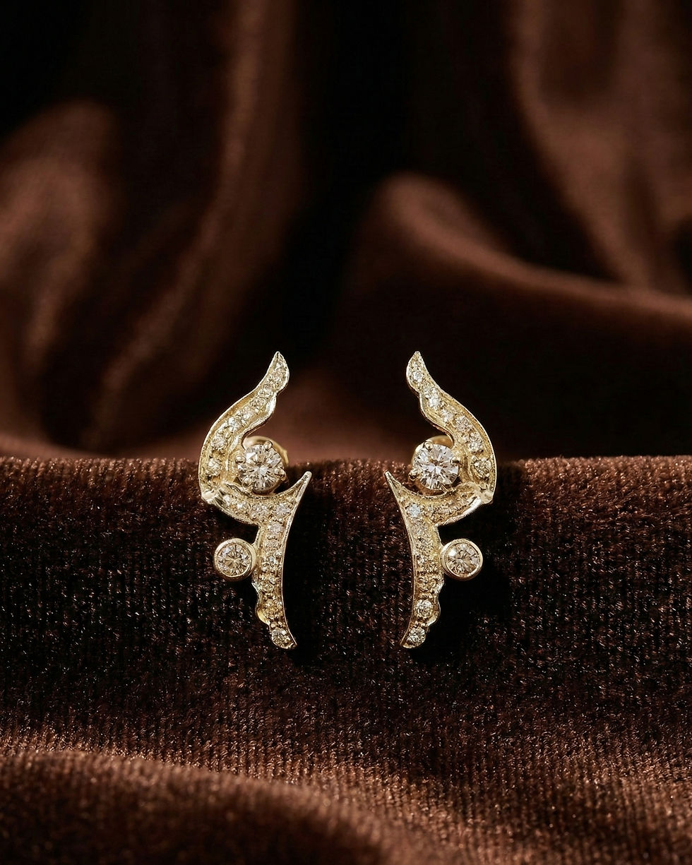 Aurora Flame Studs