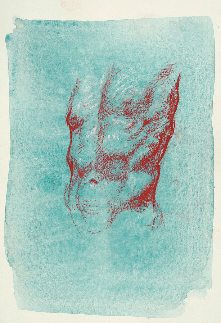 Jill Hooper Art_Study of a Male Torso
Diptych with poem