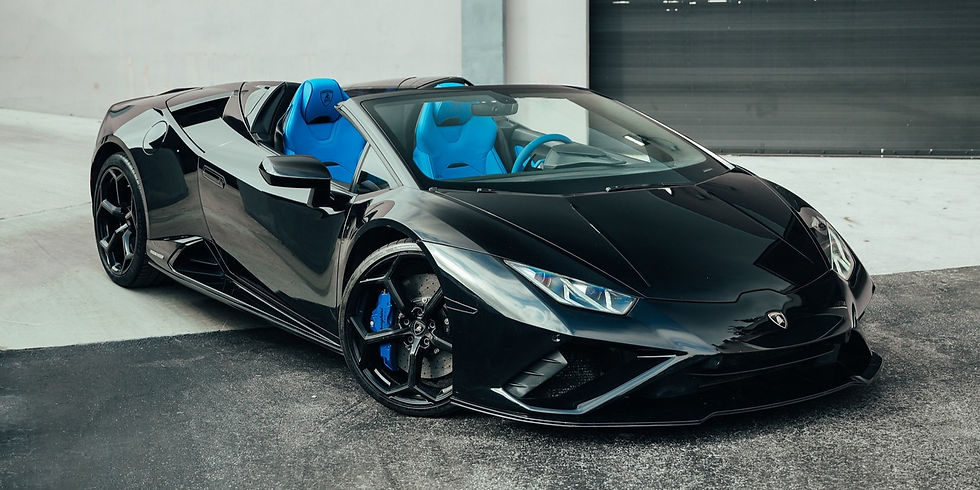 Lamborghini Evo Black Blue