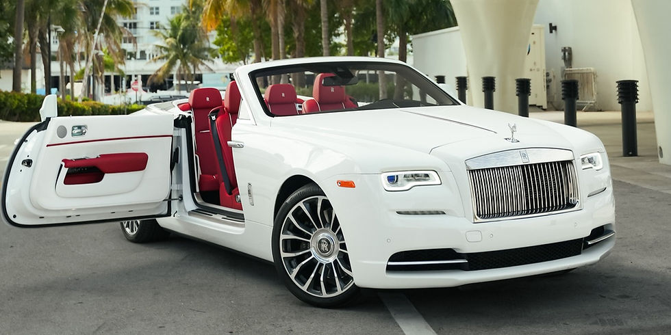 RollsRoyce Dawn White Red