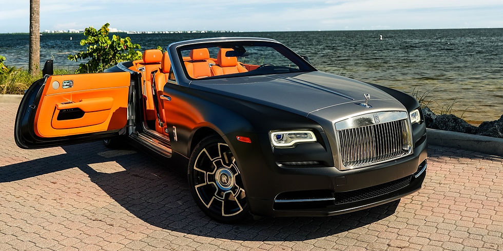 RollsRoyce Dawn Black Orange