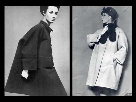 Balenciaga dolman sleeve coat silhouette 
