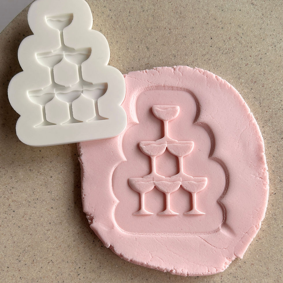 Thumbnail: Cocktail Tower - Cookie Cutter &Fondant Stamp