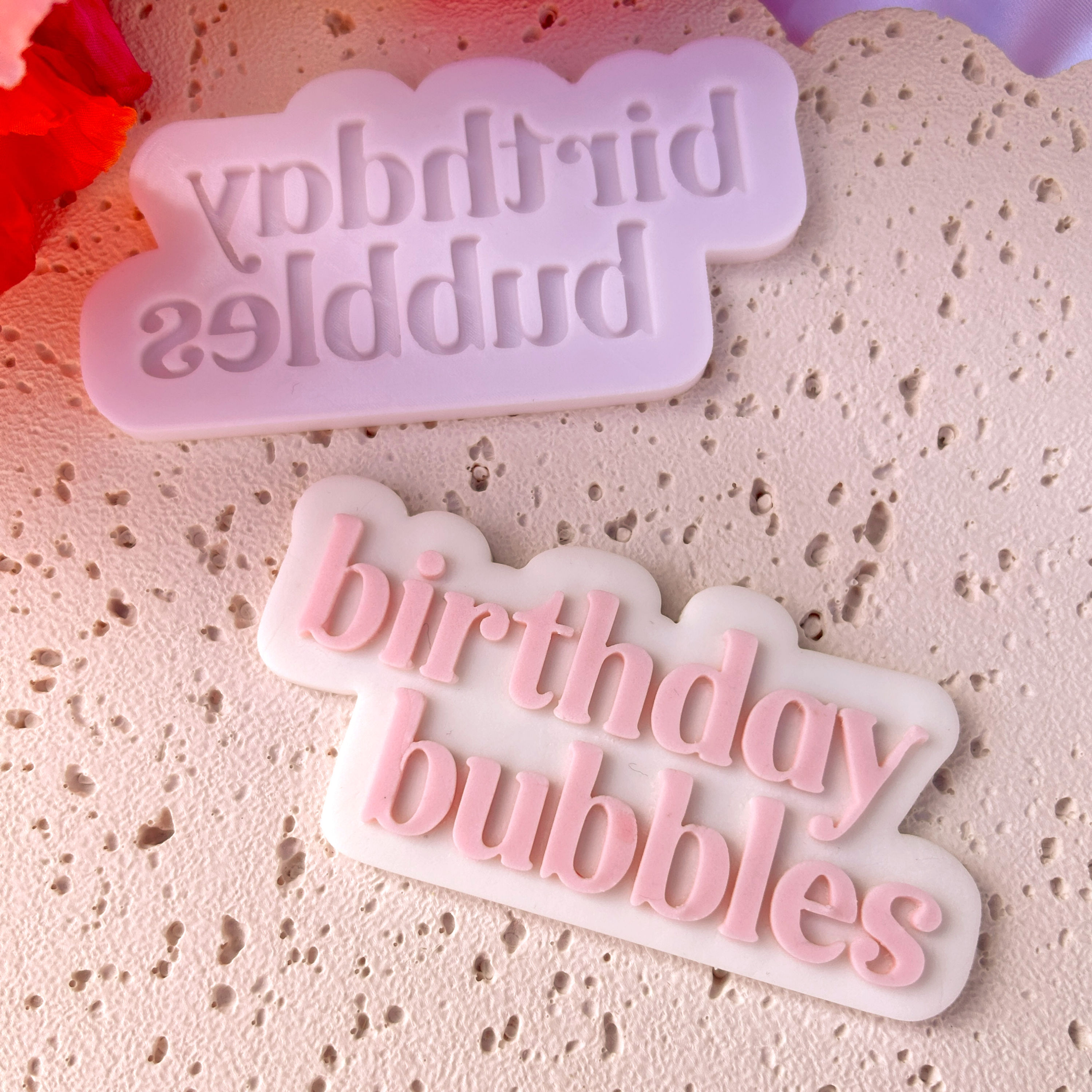 birthday bubbles - Fondant Stamp & Cookie Cutter