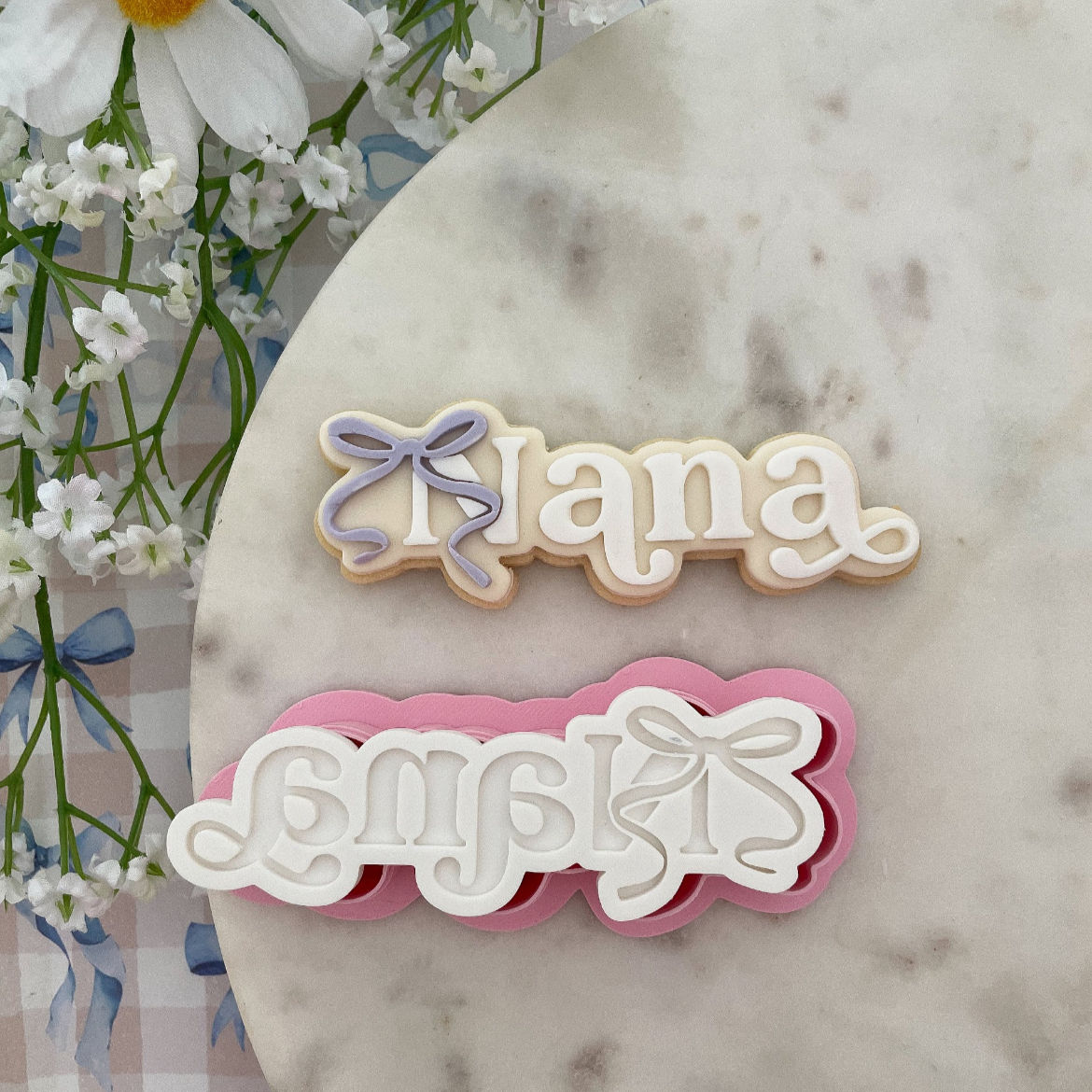 Nana Bow - Cookie Cutter & Fondant Stamp