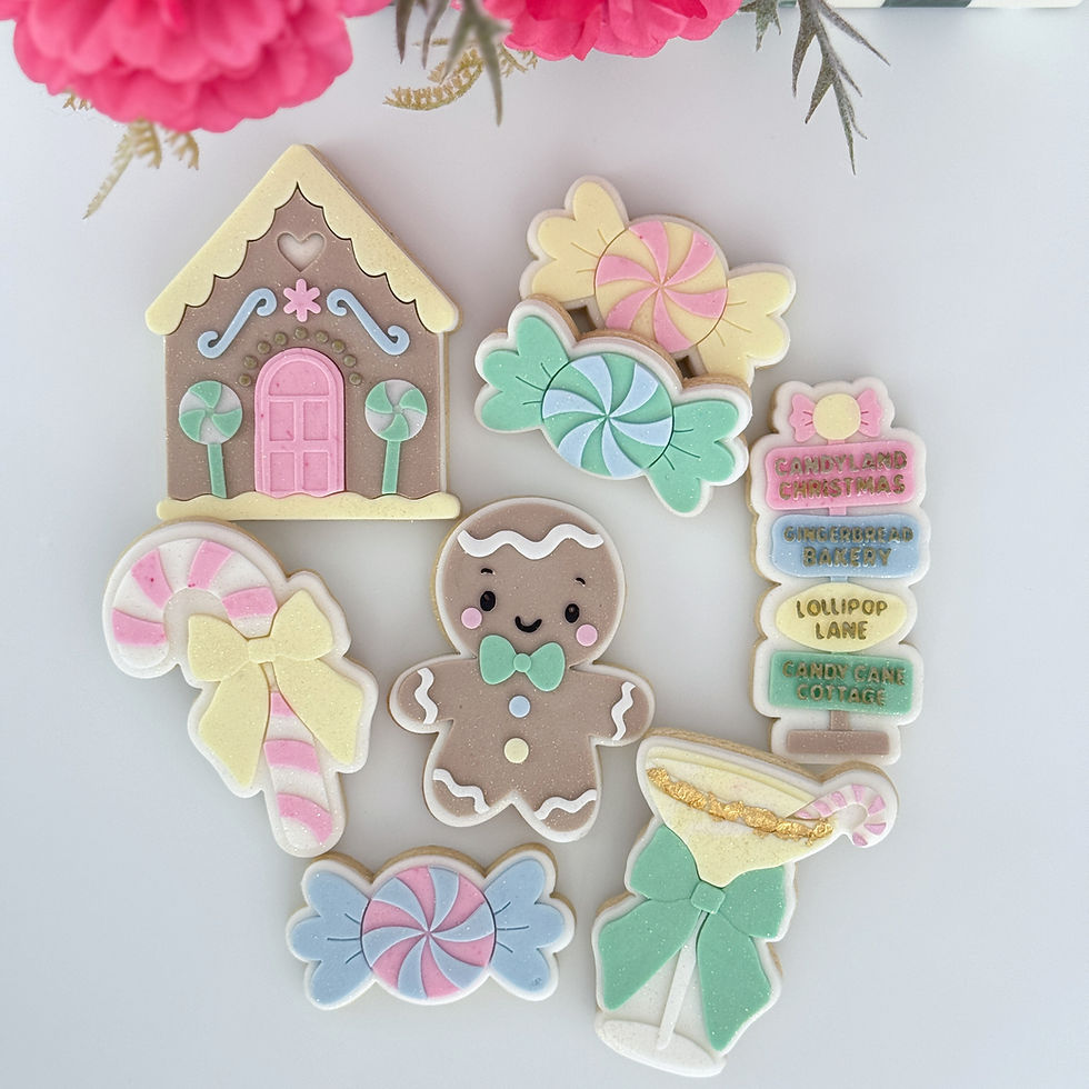 Thumbnail: Gingerbread House - Fondant Stamp & Cookie Cutter