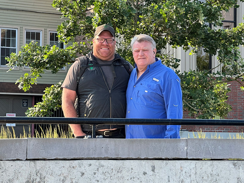 Scott and Greg in Troy.