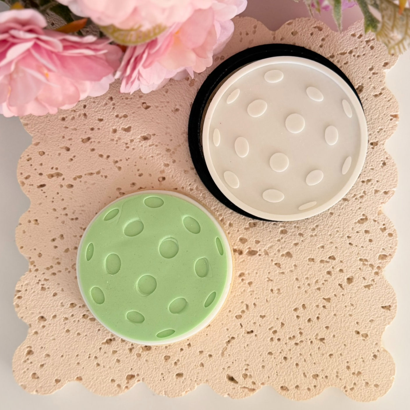 Pickleball - Fondant Stamp and Cookie Cutter
