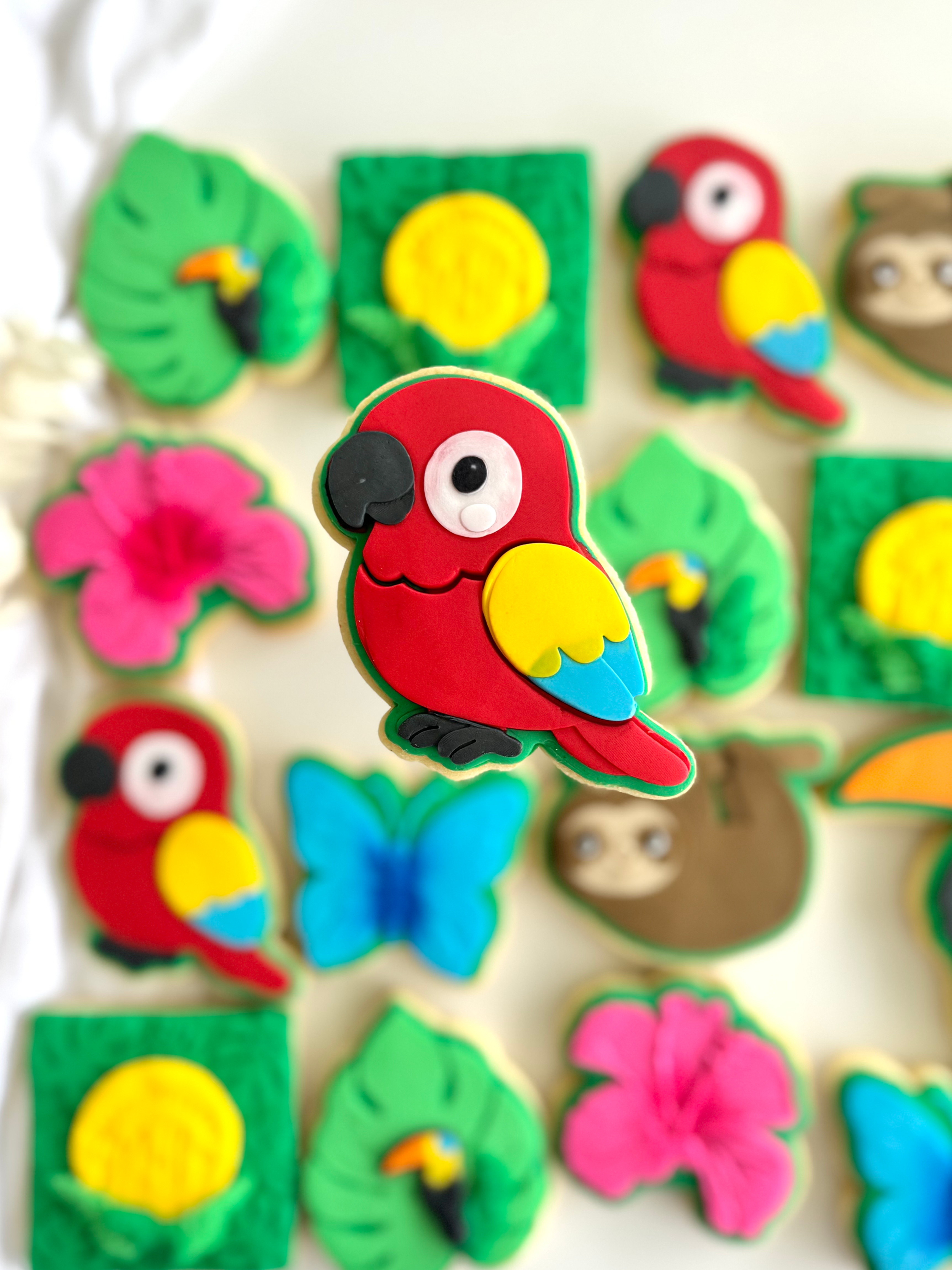 Parrot - Cookie Cutter and Fondant Stamp