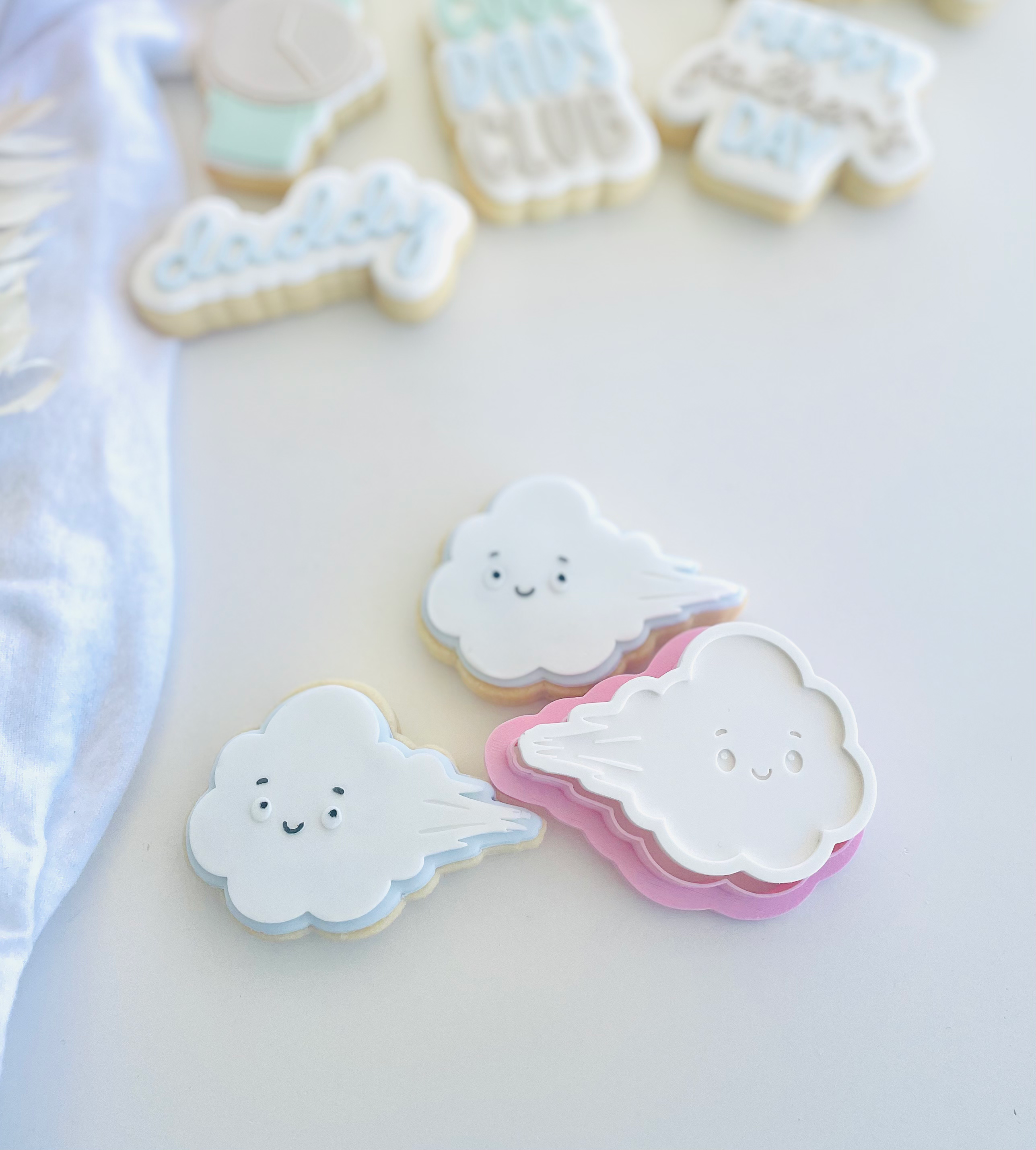 Cute Fart - Fondant Stamp and Cookie Cutter