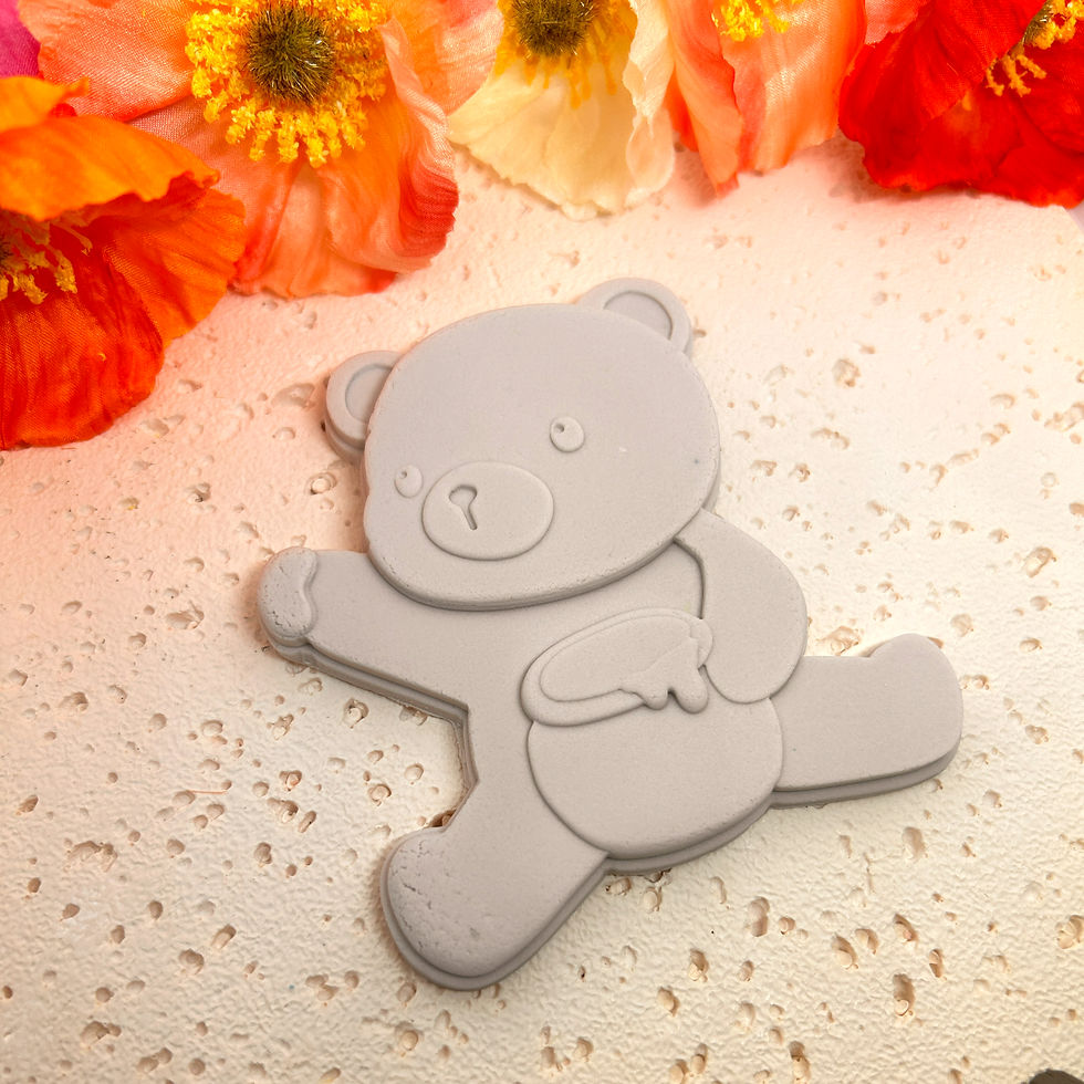 Honey Bear - Fondant Stamp & Cookie Cutter