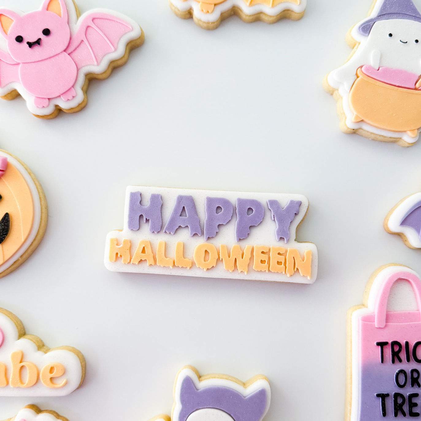 Happy Halloween - Fondant Stamp and Cookie Cutter
