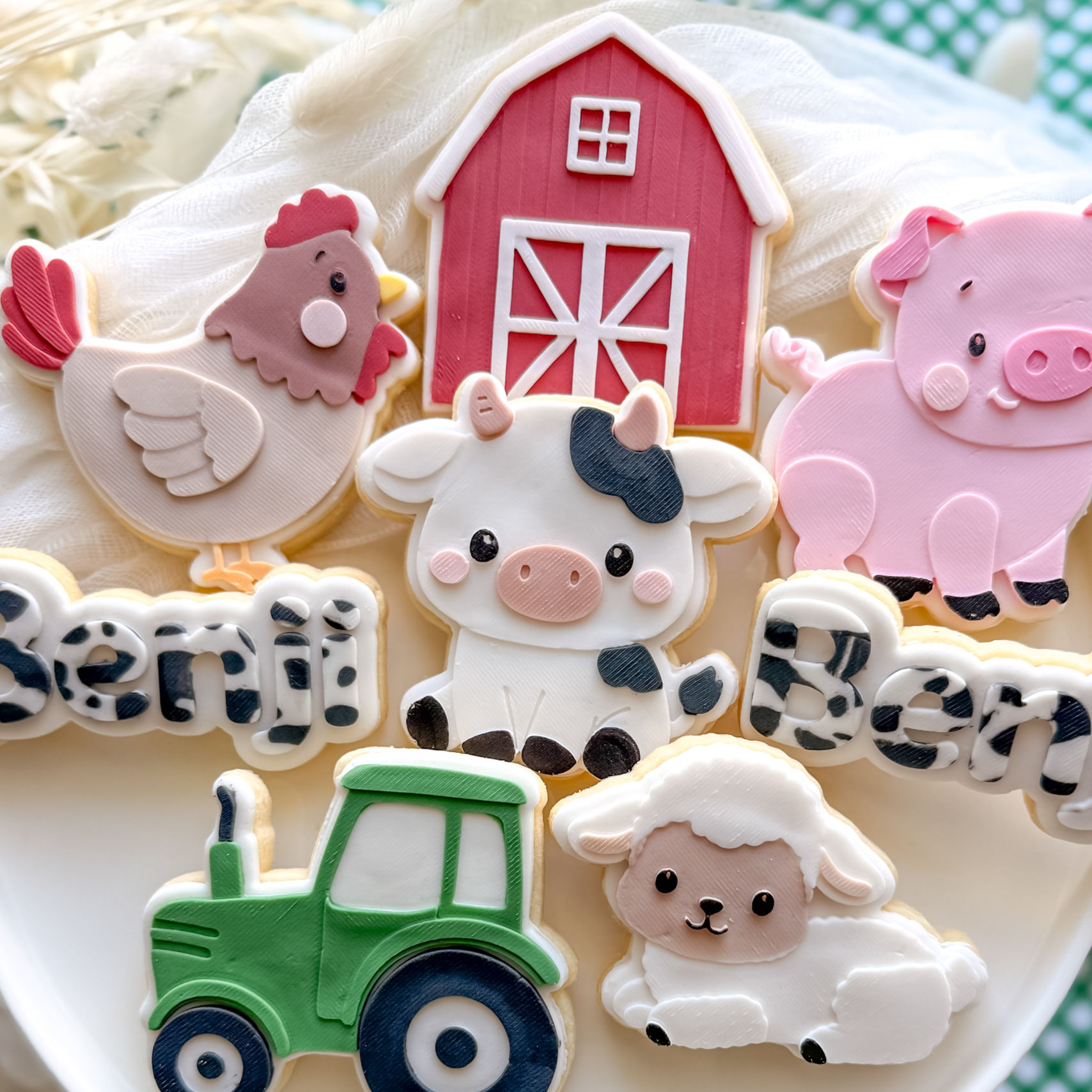 Cow - Cookie Cutter and Fondant Stamp