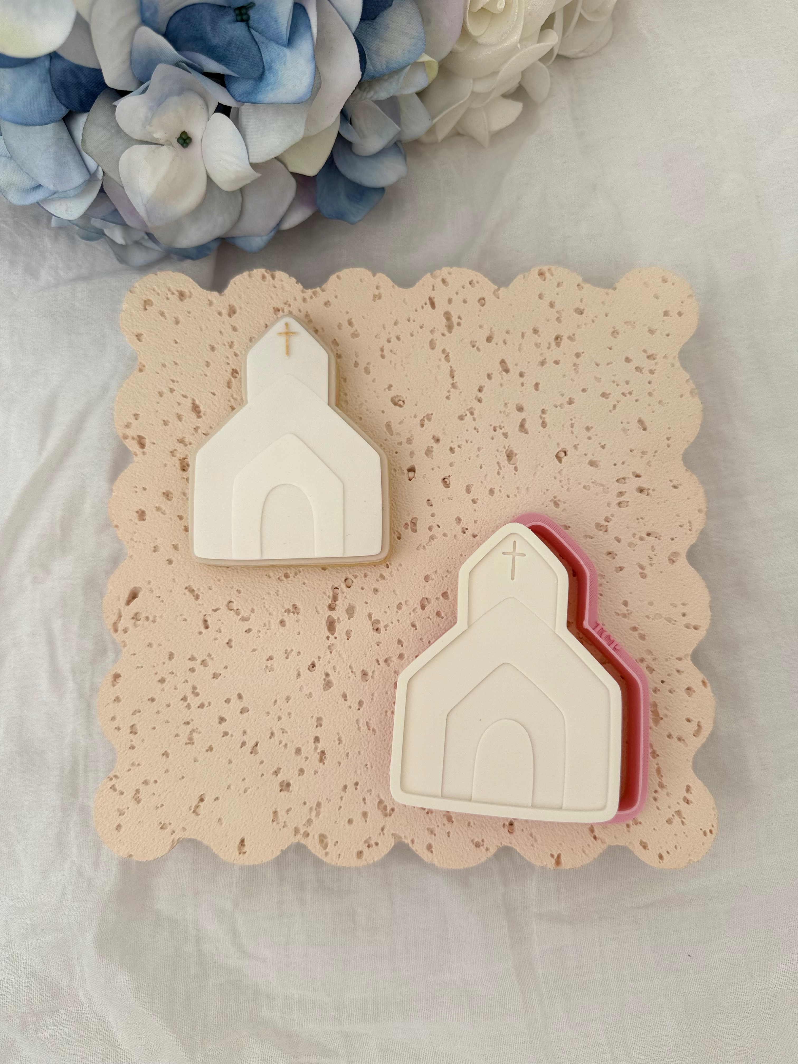 Church - Cookie Cutter and Fondant Stamp