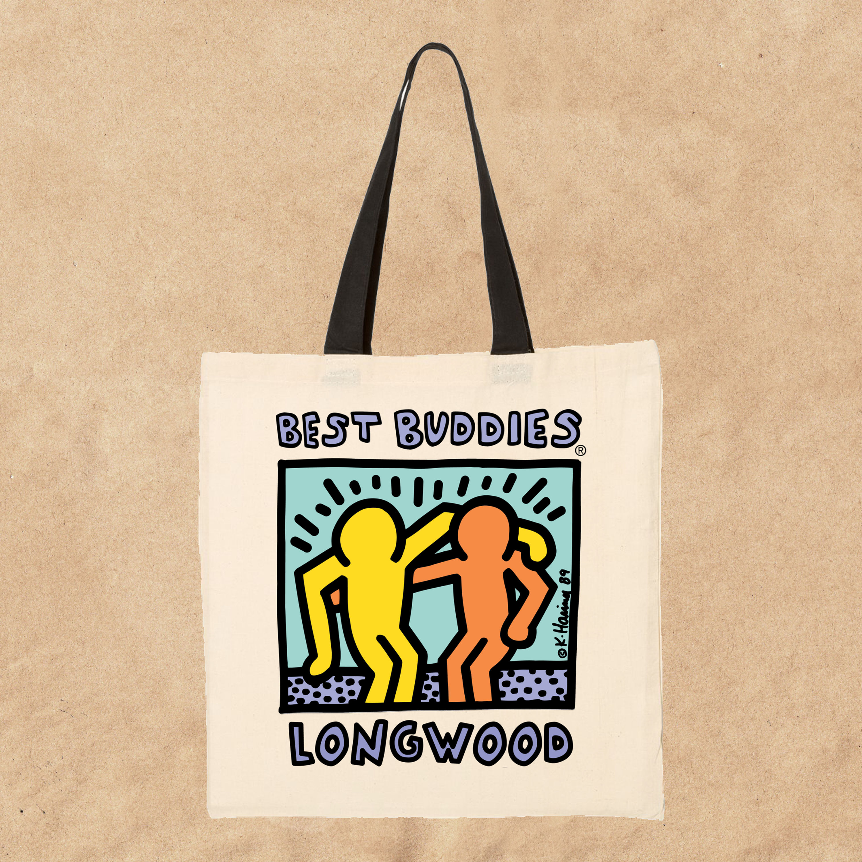 Best Buddies Tote with Contrast-Color Handles