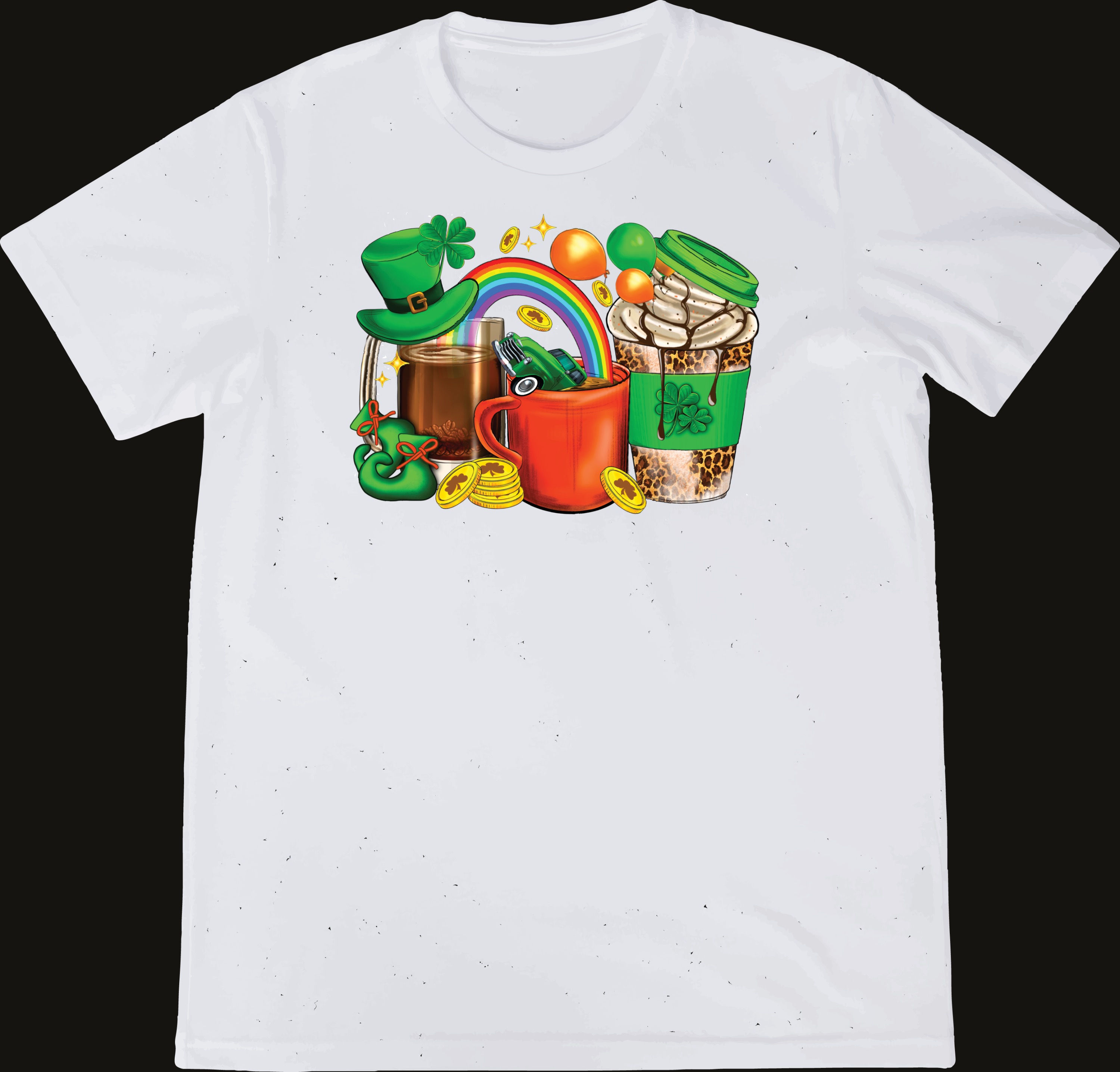 Ready-to-Press St. Patrick's Coffee DTF Transfer