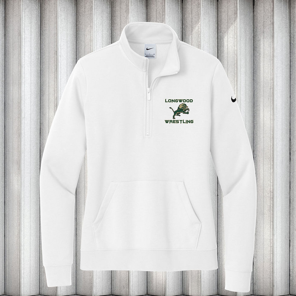 Thumbnail: Nike Women's Club Fleece Sleeve Swoosh 1/2-Zip