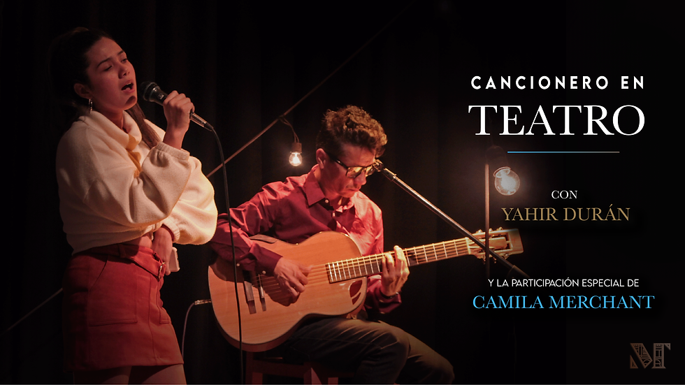 "Cancionero en Teatro" con Yahir Durán