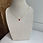 Thumbnail: Enamel Heart Necklace-Sterling silver G/F