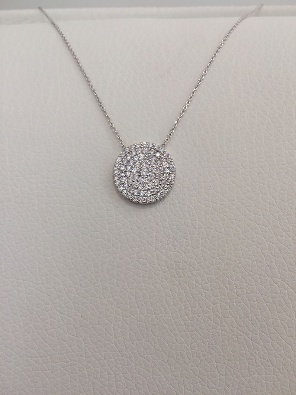 Thumbnail: Sterling Silver Pave Medallion