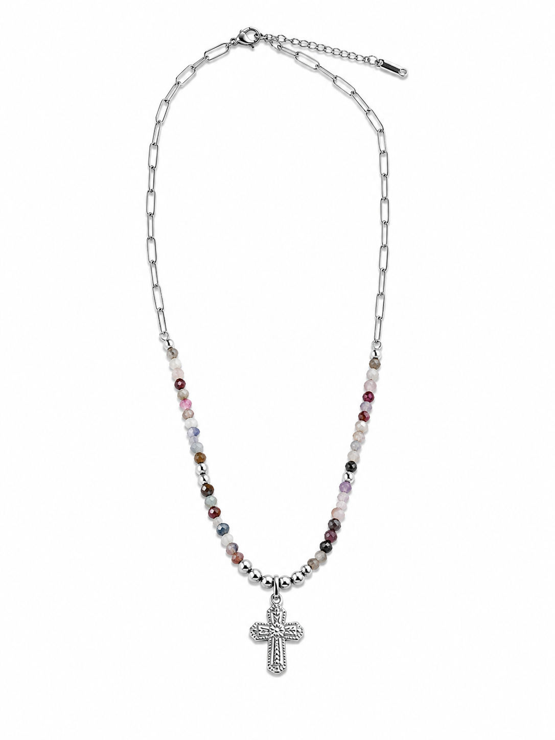 Collar Rosario de Plata