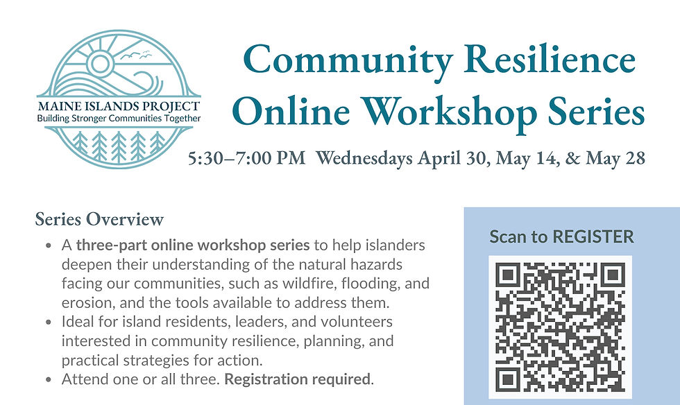 MIP Resilience Workshop 1: Introduction to Natural Hazards and Land Use Planning