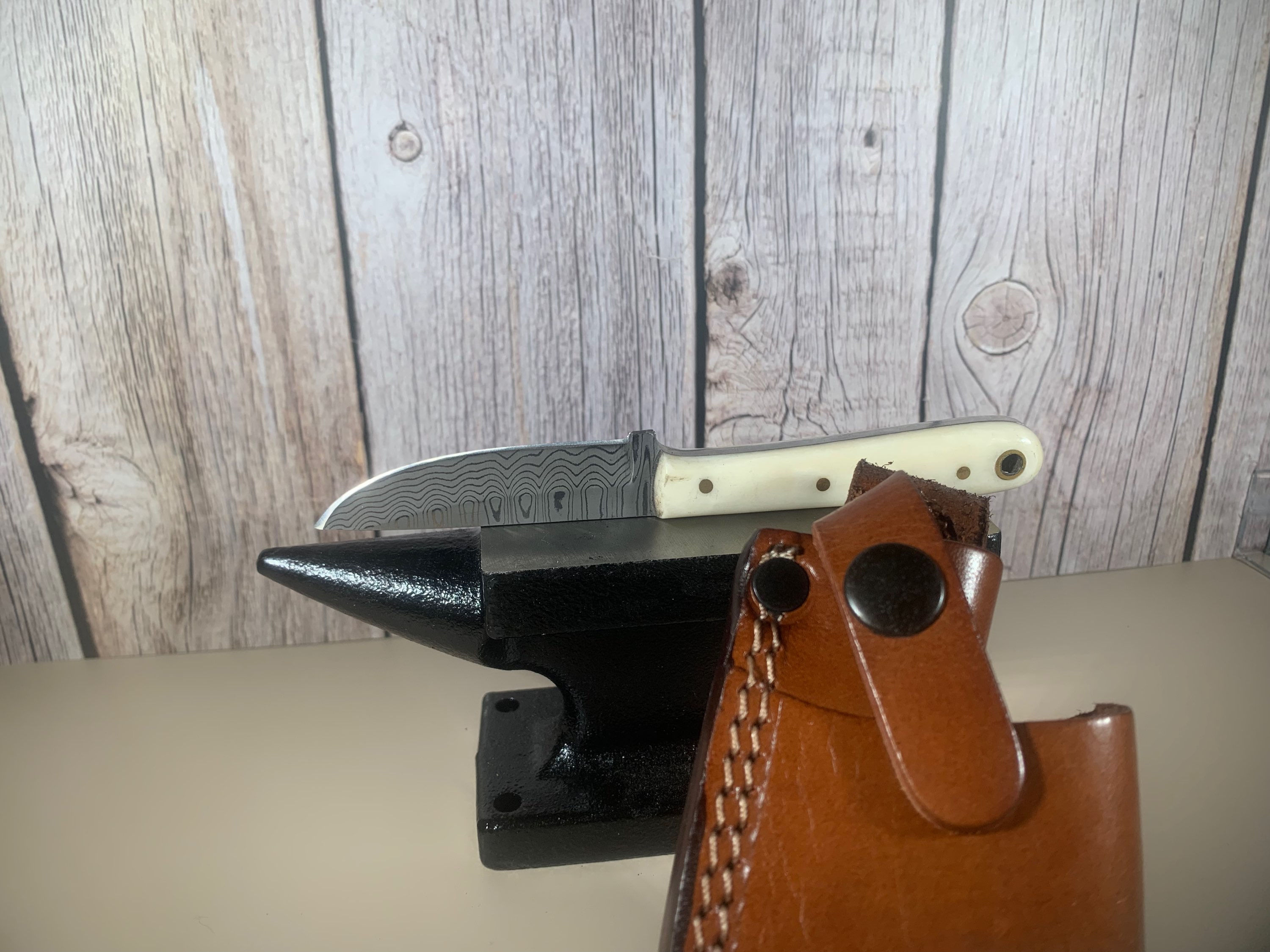 Cowboy #2- Rustfree Damascus Steel.