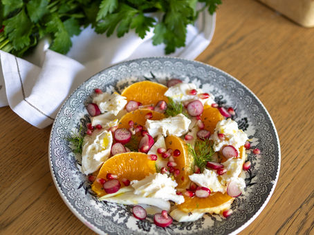 Fennel, Burrata & Orange Salad