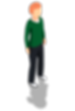 Person in green sweater