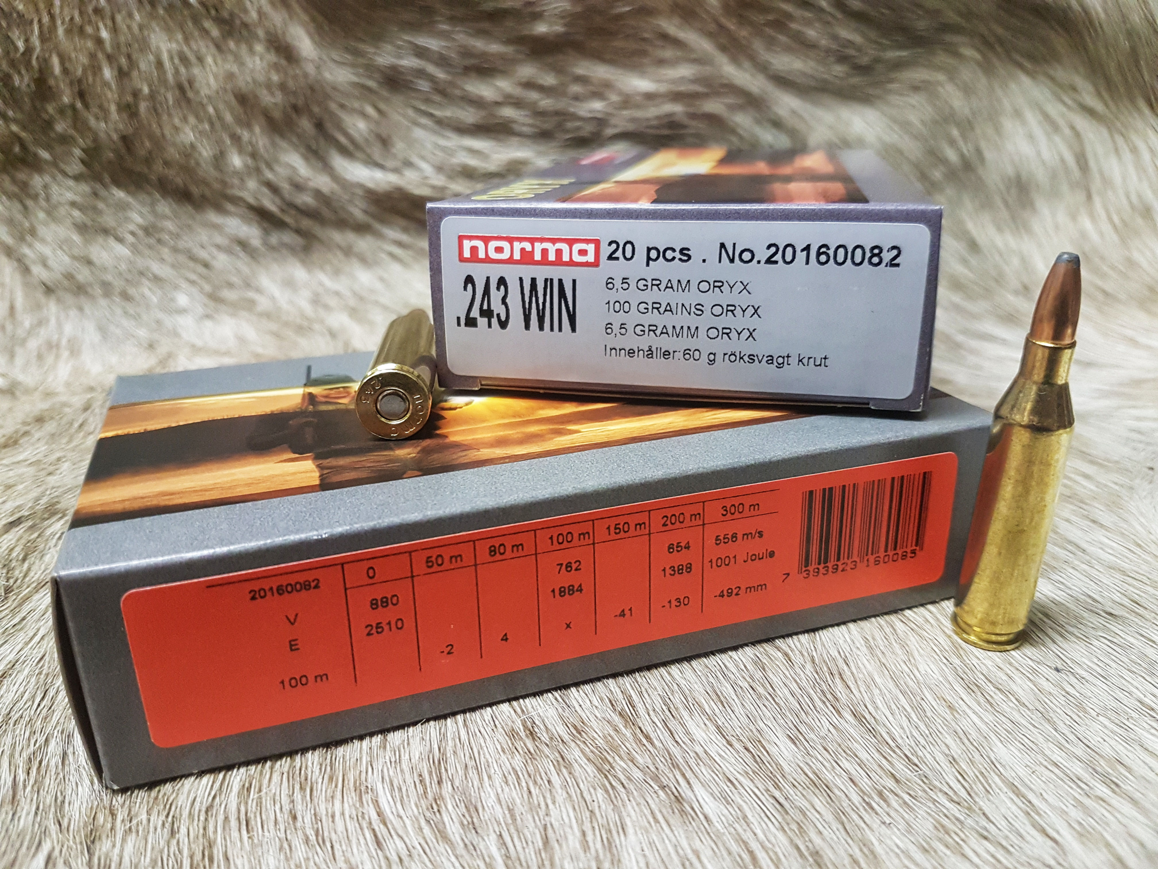 Norma Oryx .243 Win 100gr