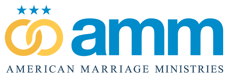 American Marriage Ministries Logo - Amy is ordained