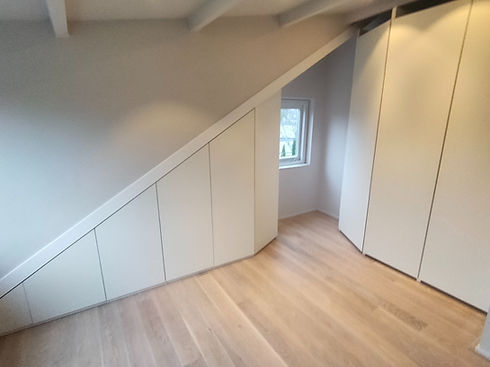 Wandkast voor schuine zolder