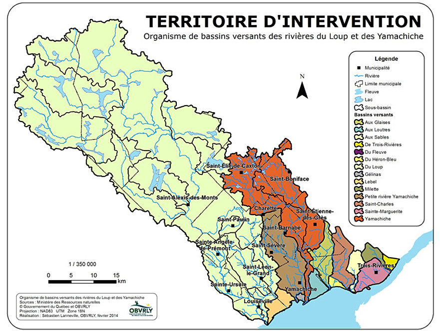 Organisme de bassins versants des rivières du Loup et des Yamachiche