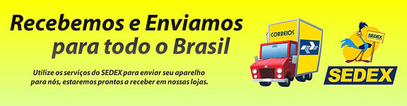 Recebemos e enviamos para todo Brasil
