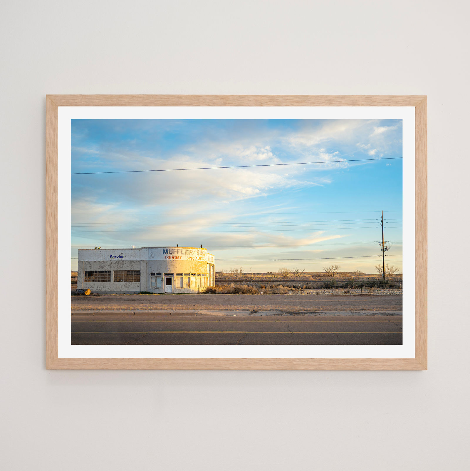 MUFFLER SHOP, USA - FRAMED.