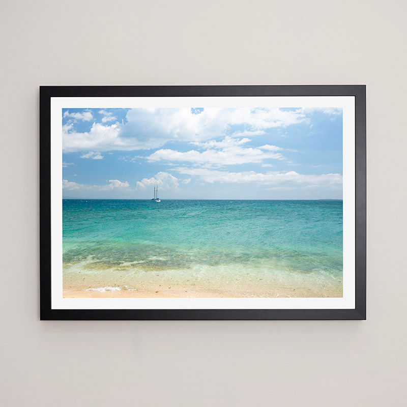 Thumbnail: Schooner Island, Fiji, seaview - FRAMED